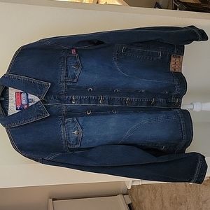 COOGI AUSTRALIA DOWN UNDER BLUE DENIM JACKET 4X